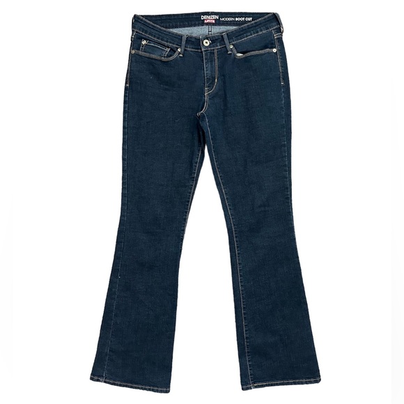 Levi's Denizen Modern Boot Cut Denim Jeans Dark Wash Size 10 - Picture 1 of 11